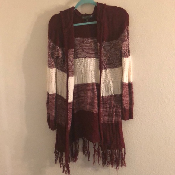 Almost Famous Sweaters - Almost famous hooded cardigan